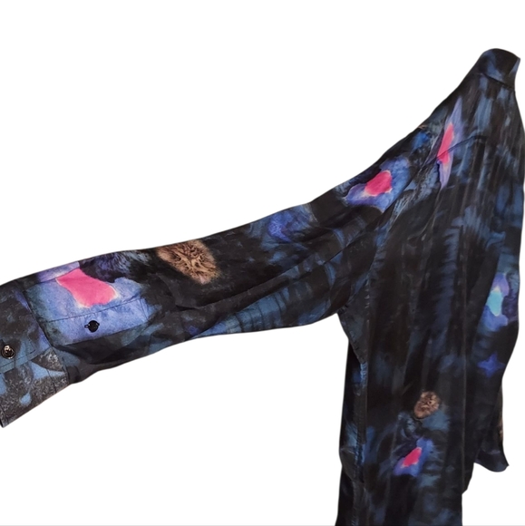 FW21 Louis Vuitton | SILK | Damier Salt | Acid / Bleach Wash | Button Up - Picture 12 of 16